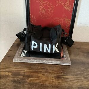 PINK Victoria's Secret Black Mini Bag